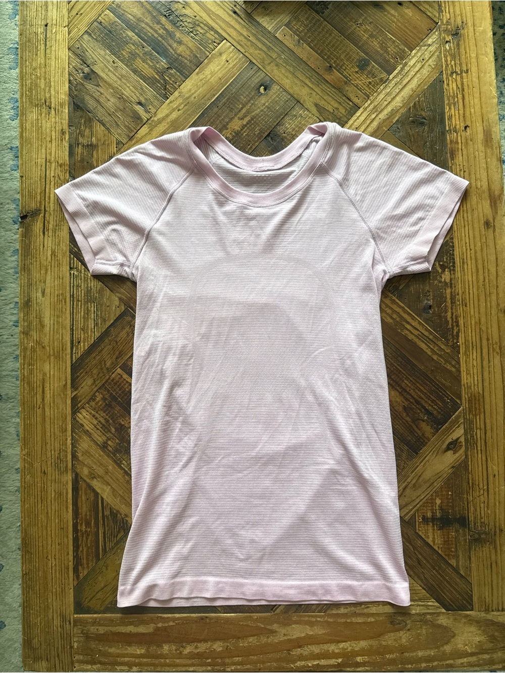 lululemon Athletica Light Pink Swiftly Tech Short Sleeve Shirt 2.0